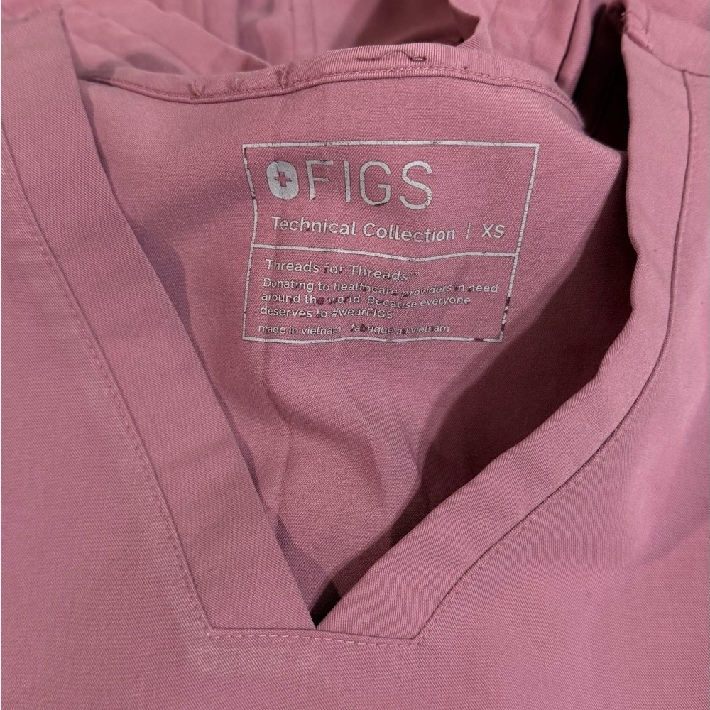 Figs Pink Technical Collection Scrub Pants
